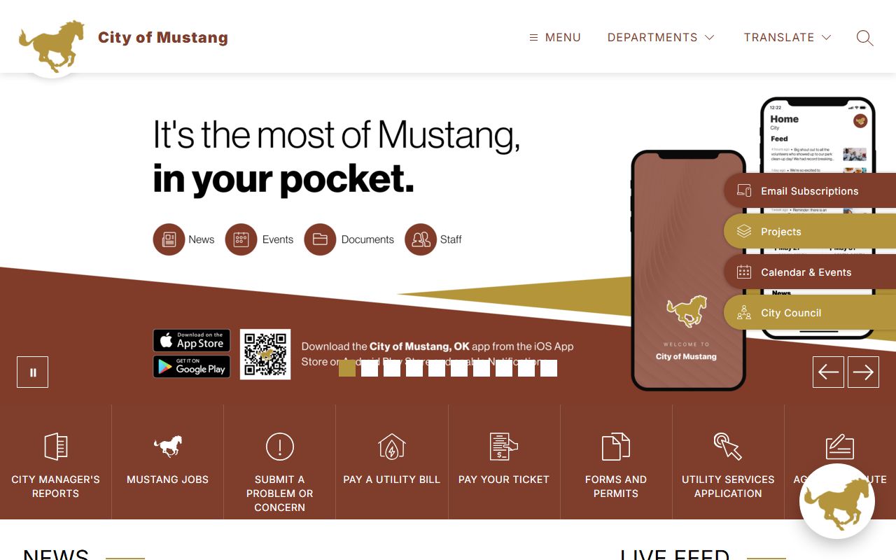 Mustang genealogy records official city website
