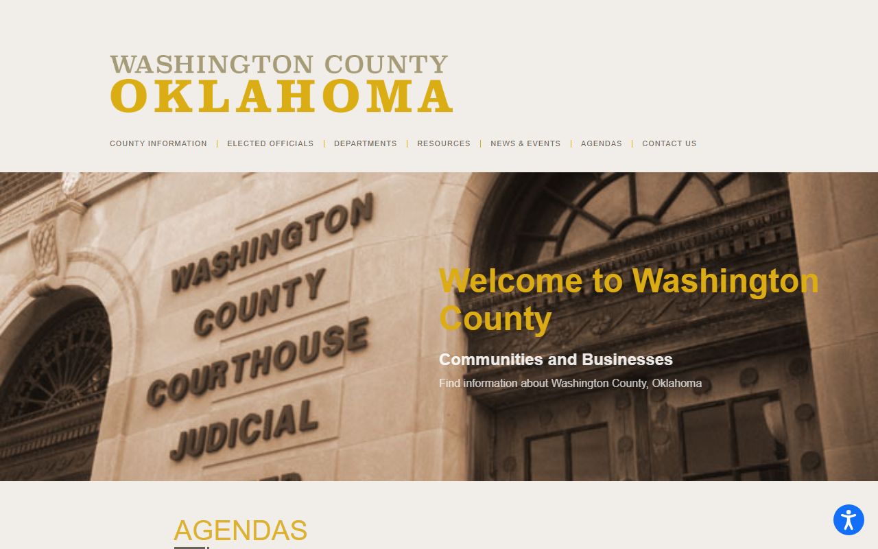 Washington County official website genealogy records