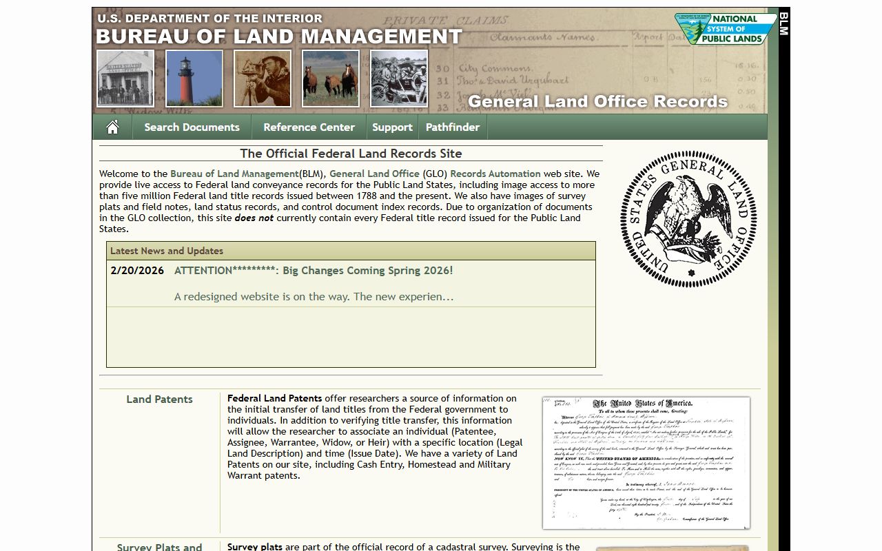 BLM land records for Oklahoma genealogy research